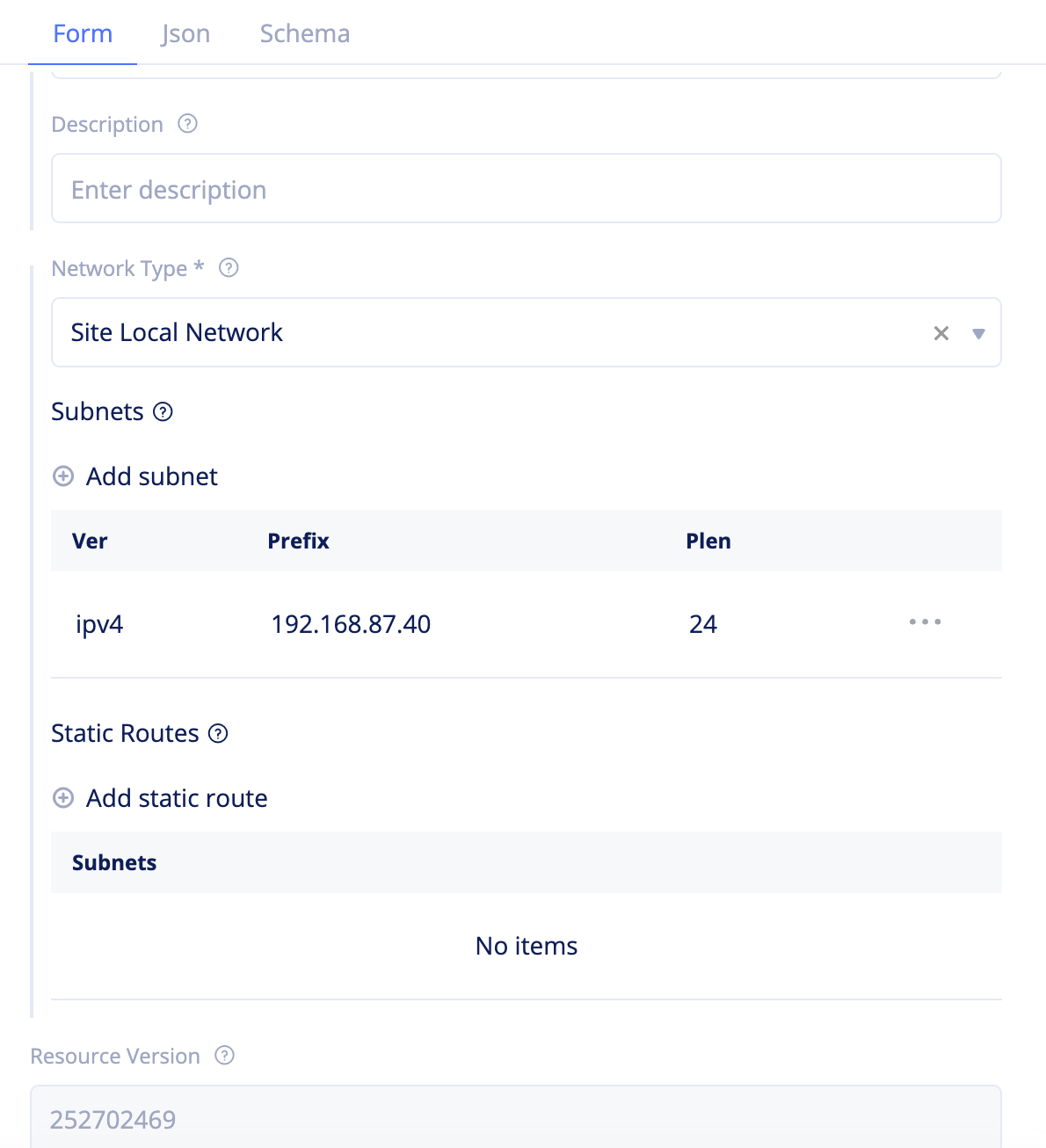 Figure: Virtual Network Creation