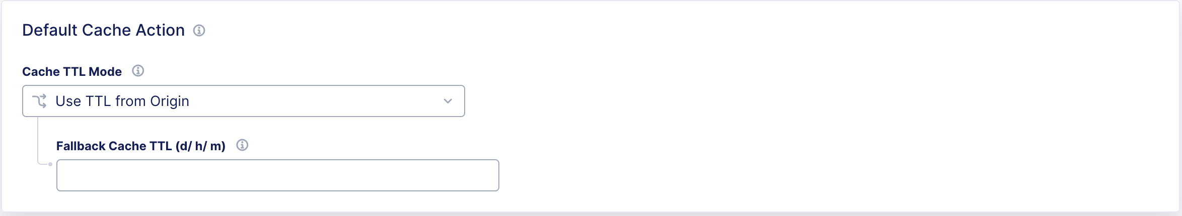 Figure: Default Cache Action