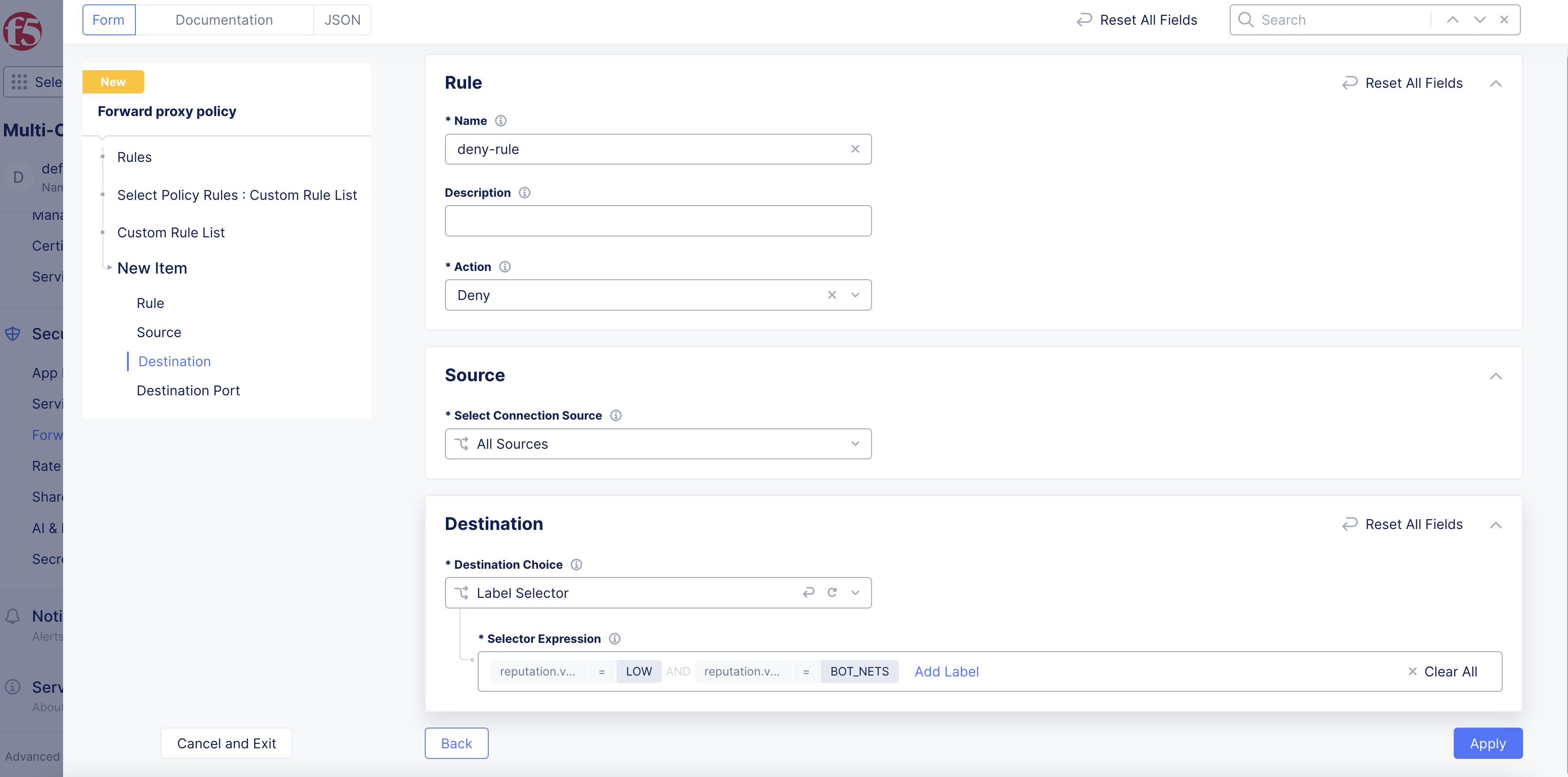 Figure: Label Expressions