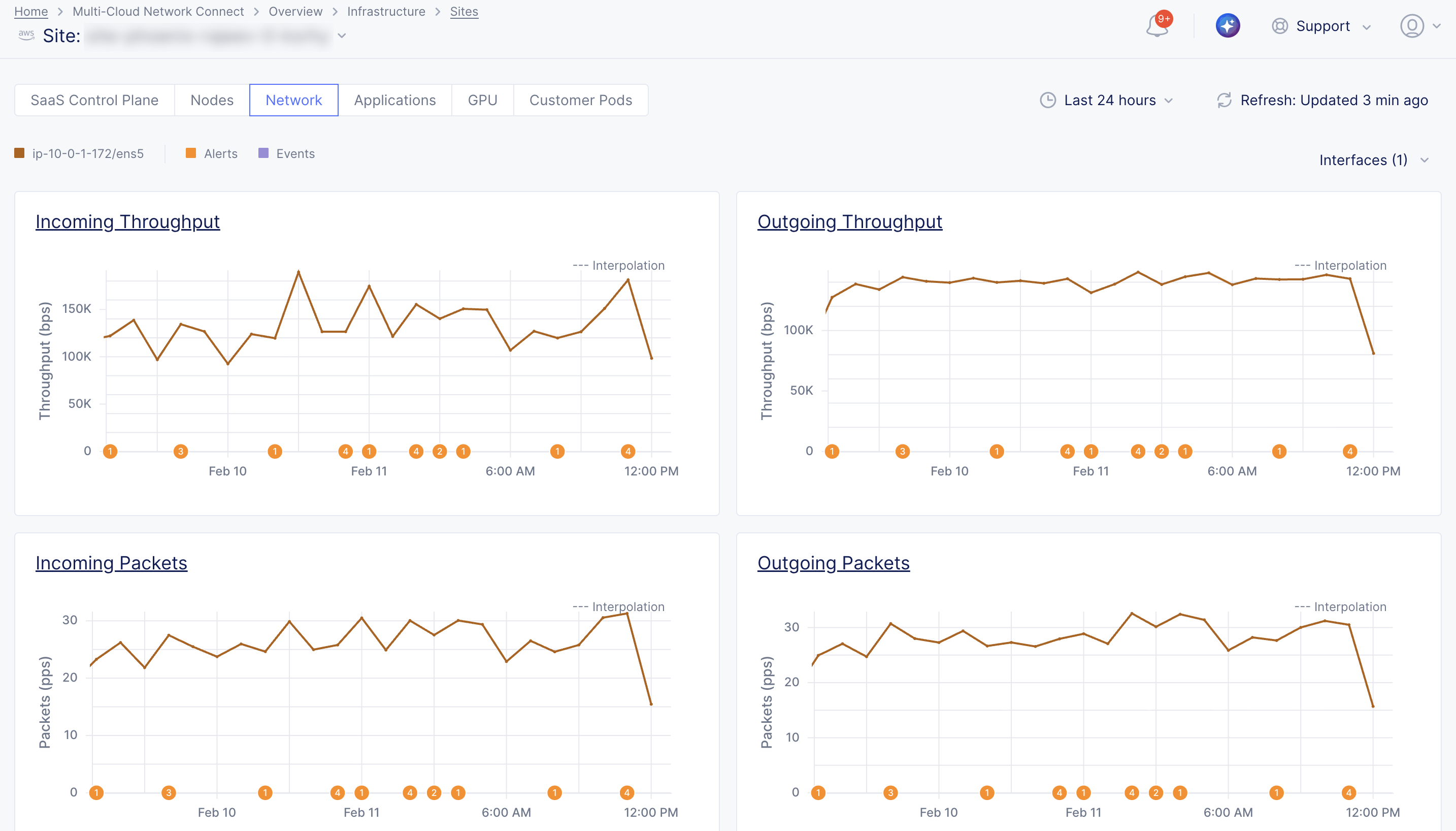 Figure: Network Interface Metrics